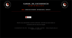 Desktop Screenshot of curso-fotografia-mallorca.com