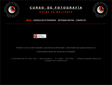 Tablet Screenshot of curso-fotografia-mallorca.com